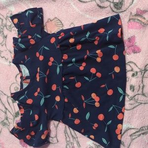 Cherry baby blouse